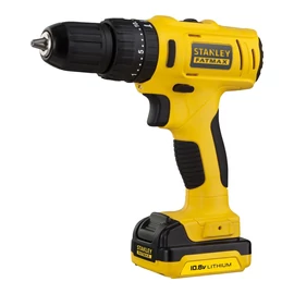 STANLEY FATMAX 10,8 V Li-Ion 2 sebességes kompakt ütvefúró/csavarozó 2 akkumulátorral 1,5 Ah