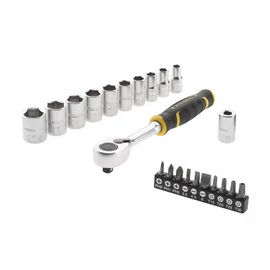 STANLEY FATMAX 1/4 &quot; dugókulcs szett 3 fokonkénti fogazással