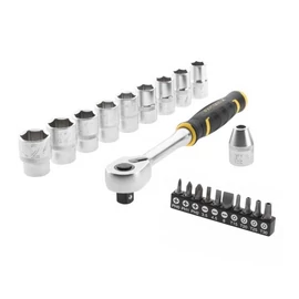 STANLEY FATMAX 1/2 &quot; dugókulcs szett 3 fokonkénti fogazással