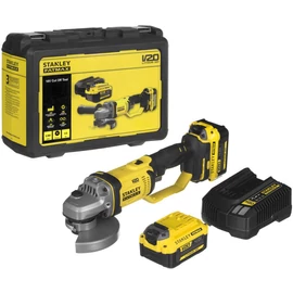 STANLEY® FATMAX® 18 Volt-os V20 akkumulátoros sarokcsiszoló, 125 mm