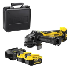 STANLEY® FATMAX® 18 Volt-os V20 akkumulátoros sarokcsiszoló, 125 mm, KEFE NÉLKÜLI