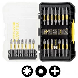 STANLEY FATMAX  22-részes 50mm impact torsion bit készlet