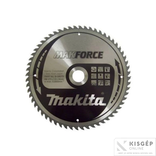 Makita körfűrészlap Makforce 270x30mm Z60