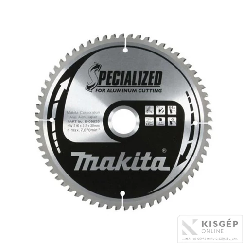 Makita körfűrészlap alu 190x20mm Z60