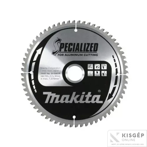 B-09684 Makita körfűrészlap alu 305x30mm Z100