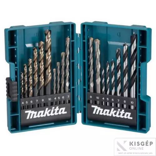 B-49432 Makita 18db-os fúrókészlet FA, FÉM, KŐZET 4,5,6,7,8,10