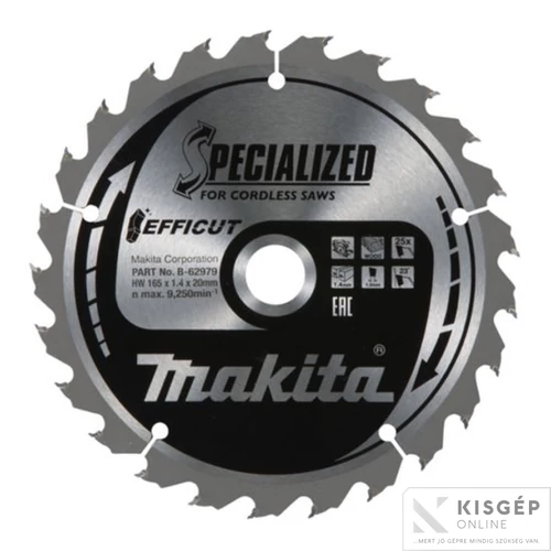 Makita EFFICUT körfűrészlap 305x30mm Z60