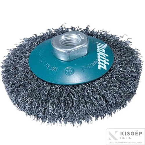 Makita hullámos drótkorong kúpos 100mm M14
