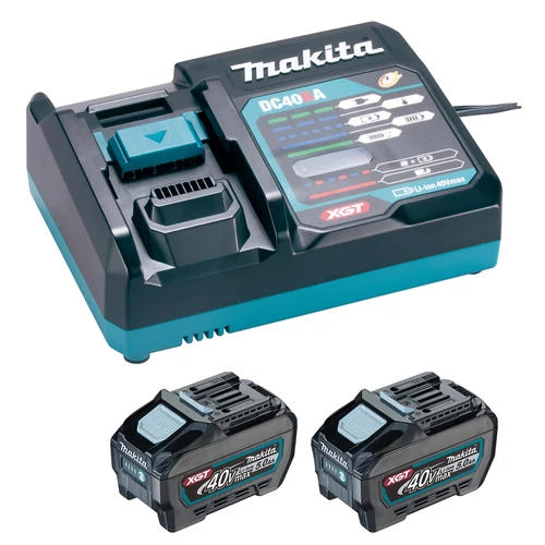 Makita 40V VMax XGT akkucsomag 1xDC40RA+2xBL4050F