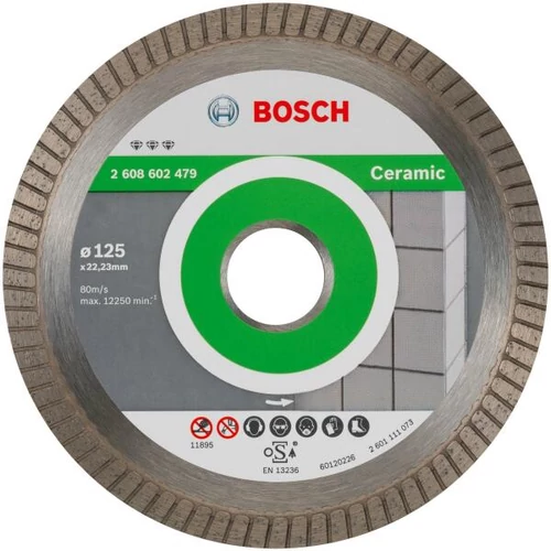 Bosch Best for Ceramic gyémánttárcsa 125-22,23