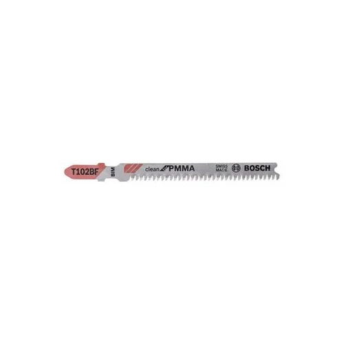 Bosch Fűrészlap T 102 BF Clean for PMMA (5db/csomag)