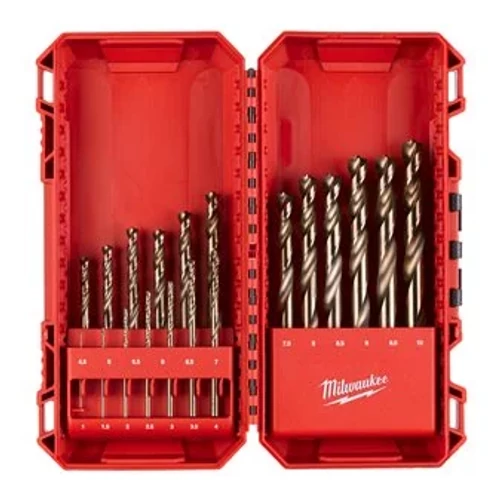 Milwaukee Red Cobalt HSS-G Co fémfúró 19 részes