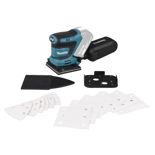 Makita DBO480RTJ 18V LXT Li-ion 112x102mm rezgőcsiszoló 2x5,0Ah