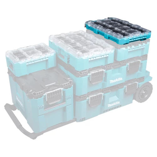 Makita MAKTRAK lapos rendszerező 8,1 L, 565 x 387 x 85 mm, 2,9 kg