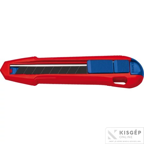 Knipex tapétavágó kés, tördelhető pengés, 18 mm, CutiX