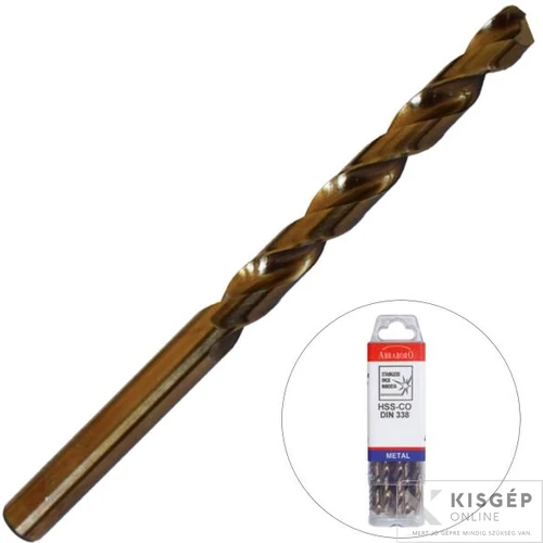 Abraboro HSS-Co fémcsigafúró DIN 338 D=1,60 mm
