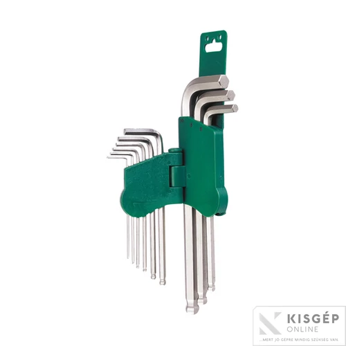 Z imbuszkulcs készlet  9db-os 1,5-10mm   hosszú gömbvégű