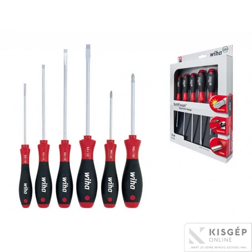 WIHA csavarhúzó készlet 6db-os SoftFinish SL+PH 302HK6SO/No.07152