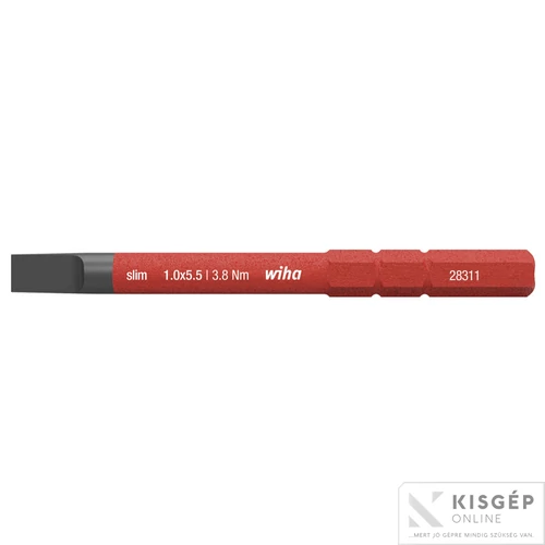 WIHA slimBit electric VDE lapos bit hegy SL6,5x75