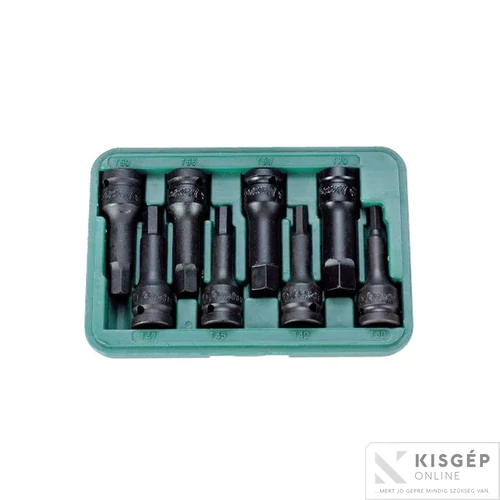 Z gépi dugókulcsfej készlet 1/2˝ SW6-19 imbusz 07H84016-8M 8 db-os