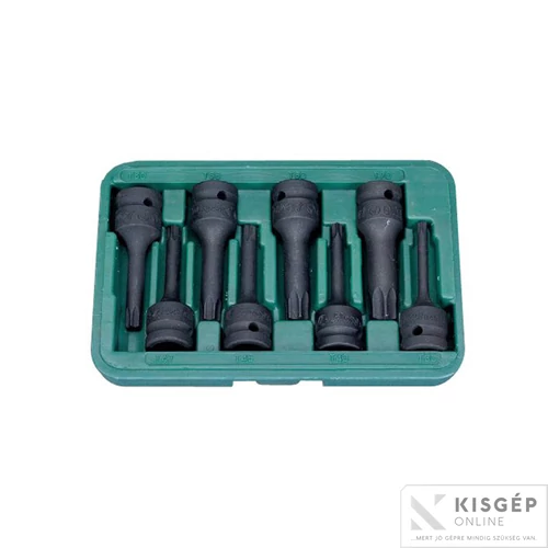 Z gépi dugókulcsfej készlet 1/2˝ TX30-TX70 TORX  07H846014-8 8 db-os