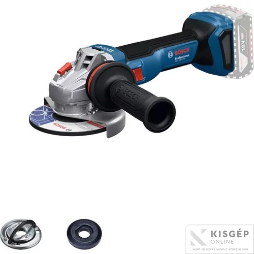 Bosch GWS 18V-11 S Akkus Sarokcsiszoló (akku és töltő nélkül) kartondobozban