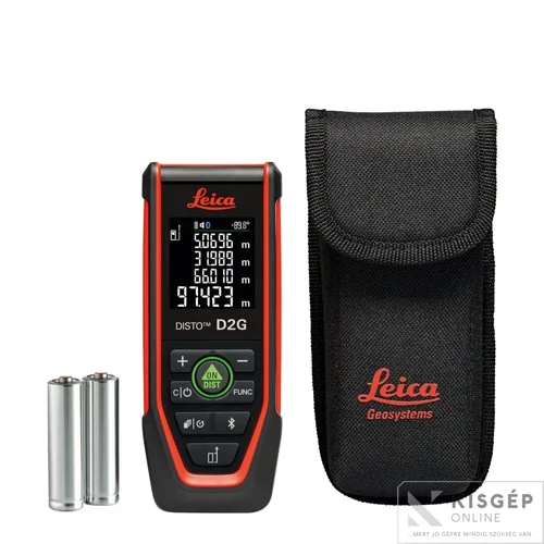 Leica DISTO D2G távolságmérő zöld, dőlésérzékelővel 120m