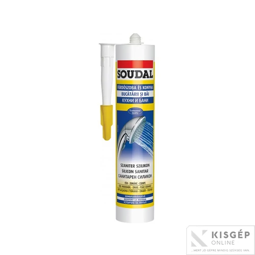 Soudal Szaniter szilikon-transz/280ml