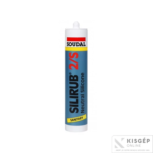 Soudal Silirub 2/S 310ml ral9002        szürkésfehér