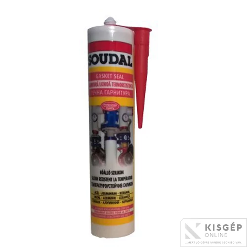 Soudal gasket Seal-piros/280ml/hu/ro - hőálló 280 c°-ig