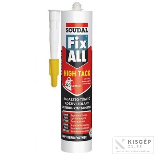 Soudal fix all high tack 290ml fehér tömítő