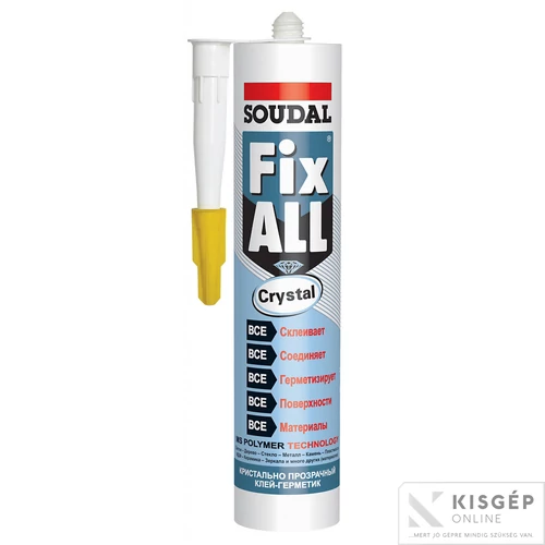 Soudal fix-all crystal 290ml