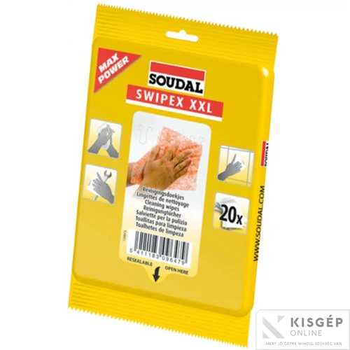 Soudal tisztítókendő Swipex ipari (20db/cs)