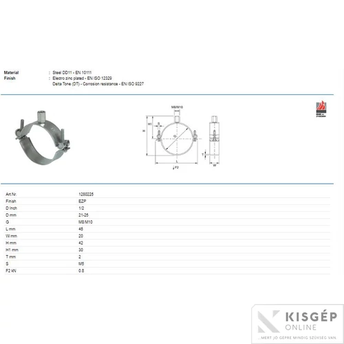 Tyco Perfect-N 1/2½ bilincs gumi nélkül