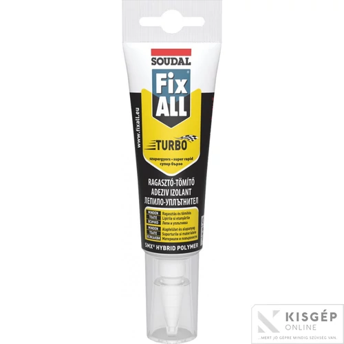 Soudal fix all turbo white ragasztó 125 ml