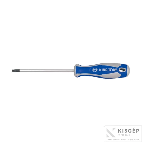 KING TONY Torx BO csavarhúzó kétkomponensű nyél TXBO25x100 mm