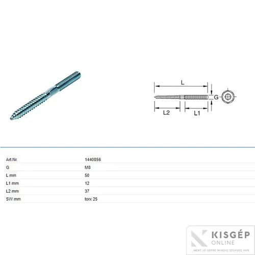 Tyco M08x50 vállnélküli tőcsavar