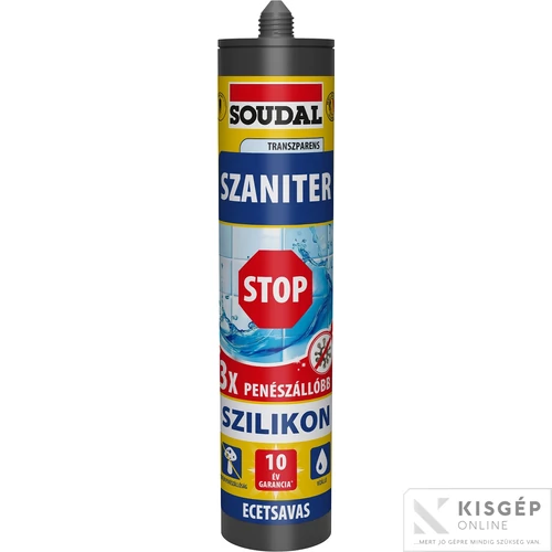 Soudal Szaniter Szilikon STOP-transz 280ml
