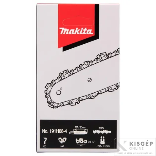 Makita lánc 25 cm, 1,3 mm, 3/8