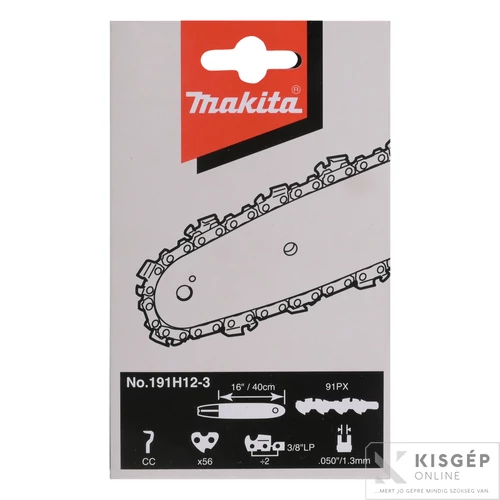 MAKITA lánc 40cm, 1,3mm, 3/8