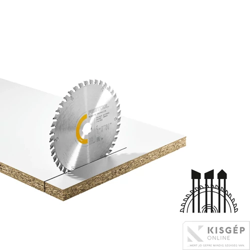 Festool keményfém körfűrészlap 168x1,8x20 mm WD42 – szép vágáshoz