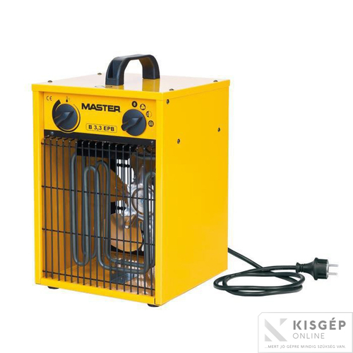 Fűtés, szellőztetés és hűtés Elektromos fűtőberendezés Master Hőlégfúvó MASTER B3,3 (elektromos 3,3kW) Kisgéponline