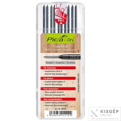 Pica Dry betét, grafit H (10db /csomag)