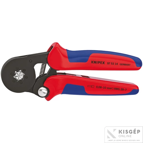 Knipex önbeálló krimpelő fogó, 4 / 6 tüskés