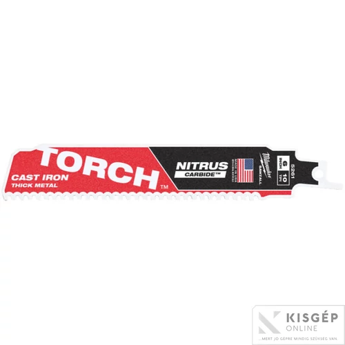 Milwaukee Szablyafűrészlap TORCH™ NITRUS TCT 150x10 mm - 1 db