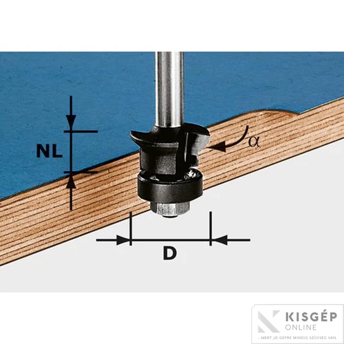 Festool Élletörés-szintbemaró, HW D24/0+45GRAD KL