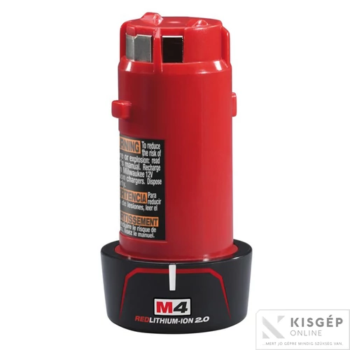 Milwaukee M4B2 REDLITHIUM-ION akkumulátor  4 V, 2,0 Ah