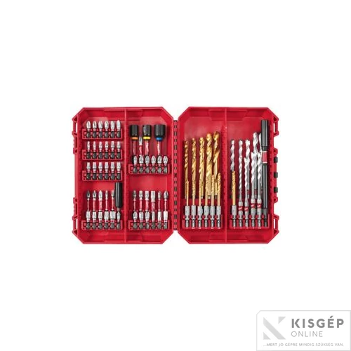 Milwaukee Shockwave Impact Duty bit készlet 74 részes