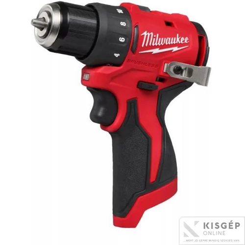 Milwaukee M12BLDDRC-0 M12™ szuperkompakt fúrócsavarozó | Akku és töltő nélkül