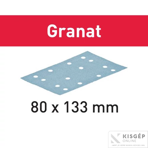 Festool Csiszolócsíkok, STF 80x133 P180 GR 100X (100 db/cs)
